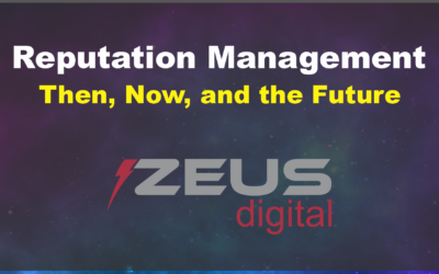Reputation Management: Then, Now, and the Road Ahead